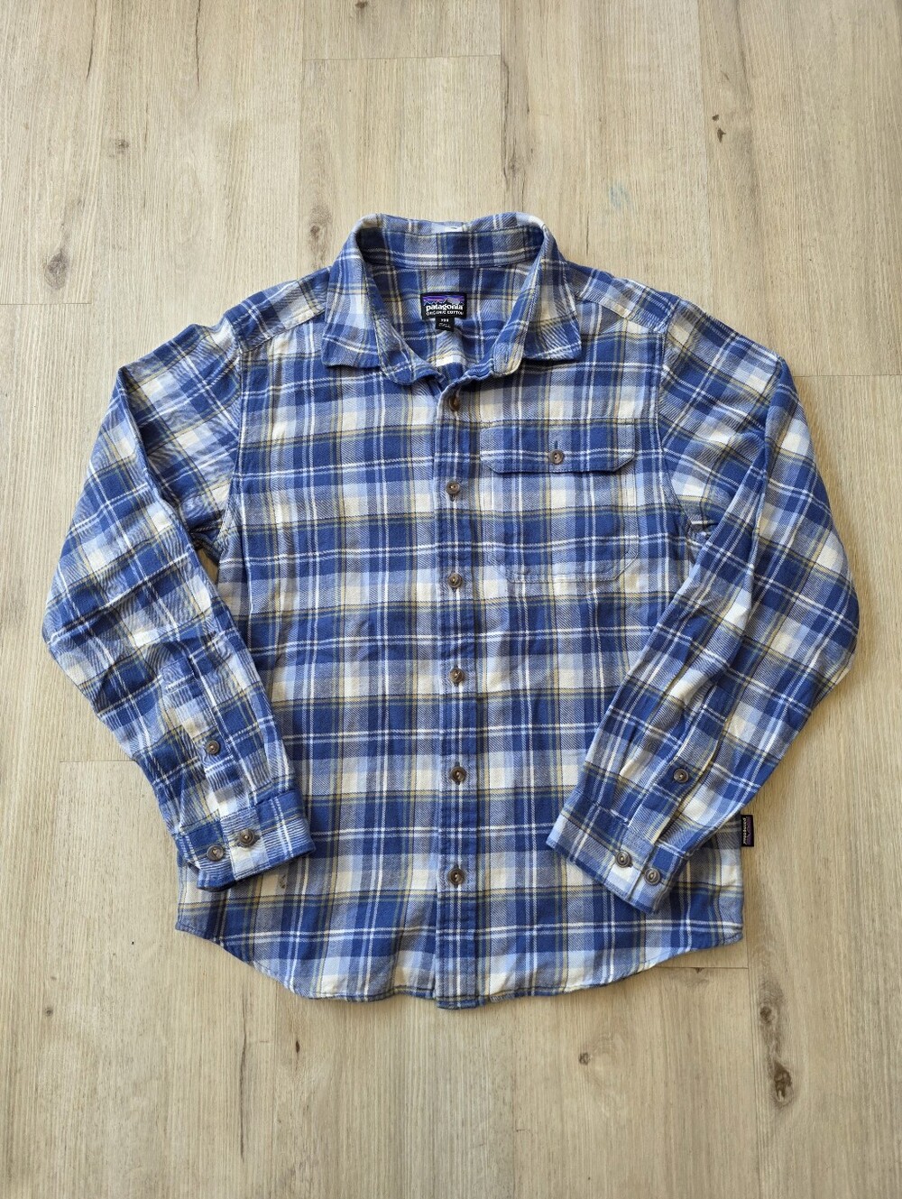 Patagonia Men's Long-Sleeved Lightweight Fjord Flannel Shirt Size XXS